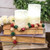 Holiday Geometric Wood Beaded Garland 40" GRJAX2034 By CWI Gifts
