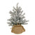 Cwi Gifts F02366 Flocked Mini Pine Tree With Burlap Base 12