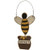 Cwi Gifts G12874 Distressed Wooden Honey Bee Hanger