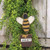 Distressed Wooden Honey Bee Hanger G12874 By CWI Gifts
