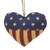 Cwi Gifts G15571 Patriotic Heart Fabric Ornament