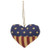 Patriotic Heart Fabric Ornament G15571 By CWI Gifts