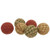 Cwi Gifts G15651 Set Of 6 Primitive Gingham Rag Balls