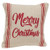 Cwi Gifts G15657 Merry Christmas Red Striped Pillow
