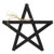 Cwi Gifts G23336 Lath Black Star 24