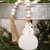 Smiling Snowman Beaded Garland G36392 By CWI Gifts
