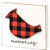 Cwi Gifts G36421 Buffalo Check Cardinal Memories Block