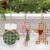 Country Plaid Christmas Ornament 3 Assorted G36458 By CWI Gifts