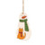 Cwi Gifts G36472 Snowman With Cat Wooden Ornament