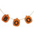 Cwi Gifts G36551 Boo Pumpkin Garland