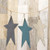 3/Set Farmhouse Colors Primitive Star Ornaments G36630 By CWI Gifts