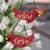 2/Set Believe & Love Wooden Cardinal Ornaments G36690 By CWI Gifts
