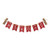 Cwi Gifts G36738 Ho Ho Ho Mini Clip Banner