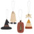 Cwi Gifts G36754 Set Of 4 Primitive Wooden Halloween Ornaments