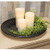 Antiqued Black Basket Weave Plate G36993 By CWI Gifts