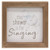 Cwi Gifts G37140 This Shower Is For Singing Framed Sign
