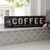 Coffee Black Distressed Metal Sign G65314 By CWI Gifts