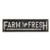 Cwi Gifts G65315 Farm Fresh Black Distressed Metal Sign