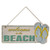Cwi Gifts G75039 Welcome To The Beach Flipflops Hanging Metal Sign