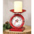 Vintage Christmas Cardinal Old Town Scale Clock G75055 By CWI Gifts