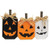 Cwi Gifts G91136 Jack O Lantern Triple Pumpkin Wood Sitter