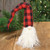 Plush Red/Black Plaid Santa Gnome GADC2624 By CWI Gifts