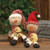 Dangle Leg Plush Big Head Snowman 2 Assorted GADC2633 By CWI Gifts