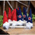 Americana Gnome Plush Ornament 2 Assorted GADC5048 By CWI Gifts