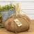 Burlap Patches Pumpkin 15" GCS38501 By CWI Gifts