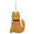 Cwi Gifts Gcs38526 Snowflake Orange Cat Felt Ornament