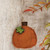 Orange Pumpkin Felt Ornament GCS38572 By CWI Gifts