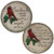 Cwi Gifts Gn62225 Cardinal Stepping Stone 2 Assorted Pack Of 2