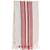 Cwi Gifts Red Stripe Fringed White Long Runner G10001Rlr