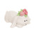 Cwi Gifts Resin Floppy Ear Spring Bunny With Flowers G14013