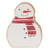 Set Of 2 Snowmen With Scarves Chunky Wooden Sitters G37156 By CWI Gifts