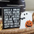 Set Of 2 Ghosts & Goblins Box Sign With Ghost & Jack Easel G37542 By CWI Gifts
