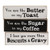 Cwi Gifts I Love You More Than Biscuits Gravy Thin Mini Block 3 Assorted Pack Of 3 G37766