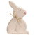 Large Distressed Wooden Chunky Sitting Bunny 2 Assorted G37791 By CWI Gifts
