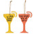 Cwi Gifts Margarita Words Wooden Ornament 2 Assorted Pack Of 2 G37816