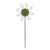 Wooden Button Flower Houseplant Poke 3 Assorted G37825 By CWI Gifts