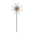 Wooden Button Flower Houseplant Poke 3 Assorted G37825 By CWI Gifts