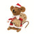Cwi Gifts Santa Mouse Felted Ornament Ghby5126