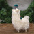 Felted Fluffy Llama With Beanie Hat GQHT2617 By CWI Gifts