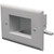 Petra Petra Easy Mount Recessed Low Voltage Cable Plate White Dcm450008Wh