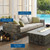 Manteo Rustic Coastal Outdoor Patio Sofa EEI-3565-LGR-BEI By Modway