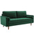 Valour Performance Velvet Sofa Eei 3764 Grn By Modway