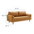 Valour Upholstered Faux Leather Sofa EEI-3765-TAN By Modway