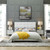 Melanie Queen Tufted Button Upholstered Fabric Platform Bed MOD 5879 WHI by Modway Furniture