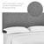 Taylor Full Queen Upholstered Linen Fabric Headboard MOD 5880 LGR by Modway Furniture