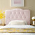 Annabel Twin Diamond Tufted Performance Velvet Headboard MOD 6126 PNK by Modway Furniture